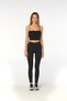 Black High Waist Recovery Steel Knitted Leggings - 3