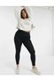 Large Size High Waist Thick Interlock Steel Knitted Leggings Steel Knitted Leggings Thick Leggings Winter Black Leggings - 3