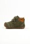 Unisex Baby Green Genuine Leather Orthopedic First Step Shoes - 2
