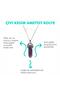 Natural Stone Amethyst Nail Cut Necklace |   Gift Natural Stone |   Gift Natural Stone
