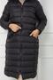 Women's Long Hooded Puffer Jacket - 3