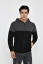 Men's Double Color Fur Cardigan - 6