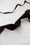 Dark Brown Velvet Ribbon (2cm - 5m) - 2