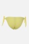 Sarı Pötikareli Dokulu Fırfırlı Regular Normal Bel Bikini Altı TBESS22BA0074 - 11