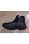 Genuine Leather Orthopedic Double Zipper Women's Black Boots - 7