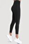 Women's Black High Waist Strengthening 2 Size Slimming Corset Tights - 4