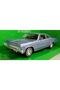 Metal 1965 Chevrolet Impala Ss 396 Blue Model Car 1:24 Licensed