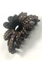 Buckle-clatch Brown Marquise Stone