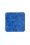 Square Coaster Blue Color Leather Coaster
