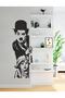 Charlie Chaplin Black 2 Decorative Multi-Purpose Decorative Wall Sticker - 4