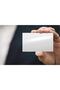 100 Pieces Plain Cut 8x5 Cm American Bristol One Face Bright One Face Matte Blank Unprinted Business Card