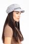 Women's and Men's Chain Cuff Captain Winter Hat Gray