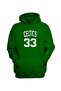 Men's Green Boston Celtics Larry Bird Hoodie Sweatshirt