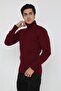 Men's Turtleneck Oversize Sports Oversize Turtleneck Sweater - 5