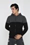 Men's Double Color Fur Cardigan