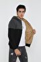 Men's Double Color Fur Cardigan - 2