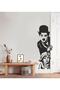 Charlie Chaplin Black 2 Decorative Multi-Purpose Decorative Wall Sticker