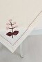 مفرش طاولة من قماش بولدان مطرز مقاس 90x90 سم - 3