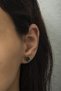 Green Zircon Stone Lotus Flower Women's Earrings - 3