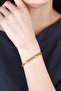 Women's Yellow Figaro Chain Necklace Bracelet Anklet Set Model - Imported Non-Tarnish Steel Chain Necklace - 2