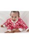 Loose Oversize Baby Jumpsuit Pajamas Fuchsia Star - 3
