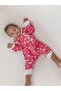 Loose Oversize Baby Jumpsuit Pajamas Fuchsia Star - 5