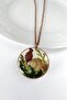 قلادة إيبوكسي Terrarium مصنوعة يدويًا