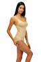 Women's Skin Slip Cut Snap Body Corset 1040 - 2