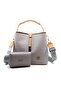 Women's Gray Shoulder Bag for Daily Use Stylish Design