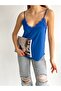 Women's Indigo Blue Lace Undershirt - 2