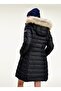 Black Women's Short Inflatable Coat Dw0dw09060bds - 4