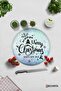 Glass Cutting Board - Glass Cutting Board |   New Years |   Diameter32Cm - 2