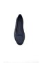 Genuine Leather Navy Blue Ballerinas - 2