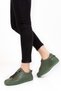 Genuine Leather Anatomical Sole Sports Shoes Als.352 Khaki - 2