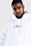 3 Thread Hooded Oversize Molded Hoodie Eccentric Man Designed Unisex Sweatshirt - 3