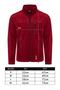 Men's Full Zippered 3 Pocket Claret Red Fleece - 4