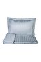 Charm Bold Blue 100% Cotton Double Duvet Cover Set - 2