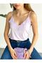 Women's Lilac Lace Undershirt - 2