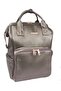 Silver Mother Baby Care Bag - 9350 Silver Vegan Leather - 2