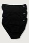Women's 3 Pack Lycra Modal Panties Black 1850-