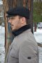 Black London Stamp Cap Winter Fabric Hat - 5