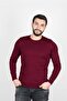 Regular Men's Knitwear Plum Sweater Crew Neck Winter - 2
