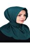 شال كريب عملي جاهز للسيدات بلون الزمرد