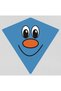 Diamond Model Kite Smiling Face Blue Color
