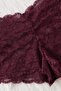 Kadın Bordo Dantelli & Kurdelalı Sütyen Külot Takımı - 5