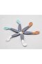Green Color Angled Spoon Fork Set - 2