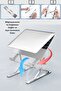 Adjustable Laptop Support Base Foldable Portable Laptop Stand Riser - 8