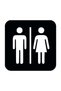 Wc Toilet Sign Bathroom Women Men Team Door Wall Direction Sign Wood Laser Cut
