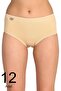 Women's 12 Pack Lycra Cotton Bato Panties - 2