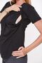 Women's Black Breastfeeding Tights Set - 2